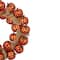 20&#x27;&#x27; Unlit Jack-O-Lantern and Burlap Ribbon Halloween Wreath